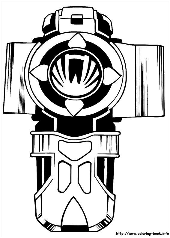 Power Rangers coloring picture